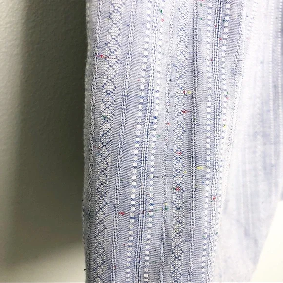 Color Block Blue Stripe Sleeveless V-Neck Mini Dress Women’s Size Small NWT - Picture 4 of 15